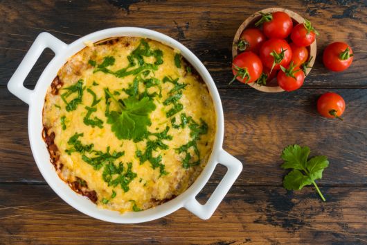 Minced Meat Casserole with Cheddar